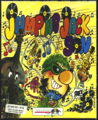 Jumping Jack Son Atari ST  box art